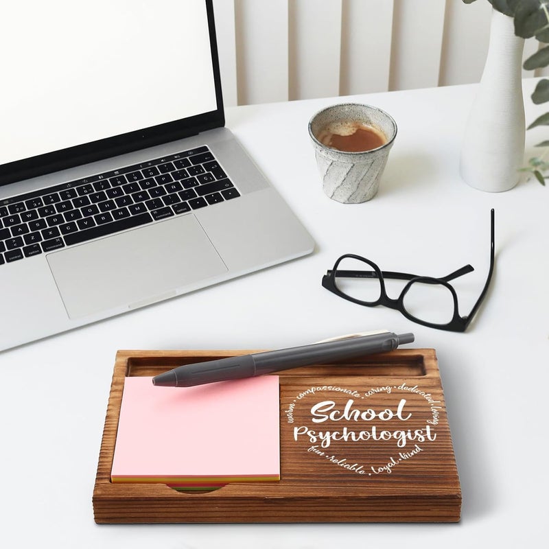akeke School Psychologist Gifts, Appreciation Thank You School Psychologist Office Decor Desk Self-Stick Note Pad Holders GSH5 - Image 5